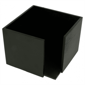 Porte-serviettes Cocktail Bambou Noir 13,5x13,5x10cm (1 Uté)