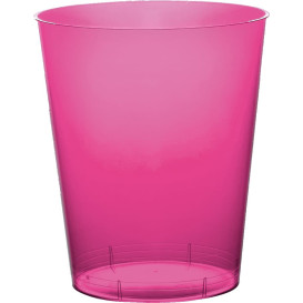 Verre Plastique Moon Fuchsia Transp. PS 350ml (400 Unités)