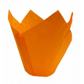 Caissette Muffin Tulipe Ø50x42/72 mm Orange (135 Utés)