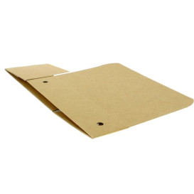 Papieren take-out doos groot maat kraft 2,00x1,00x0,50,m (25 stuks)