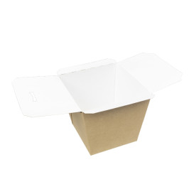 Papieren take-out Container Wok kraft 780ml (20 stuks)