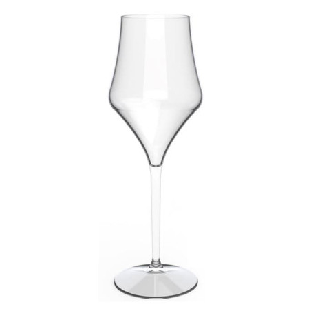 Plastic herbruikbaar glas Wijn "Tritan" transparant 320ml (6 stuks)