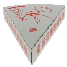 Gegolfde Pizza stuk doosje Takeaway (25 stuks)