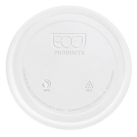 Couvercle Récipient Compostable PLA 235,355,470,940ml (500 Utés)