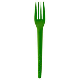 Fourchette Compostable CPLA Vert 17,0 cm (50 Utés)