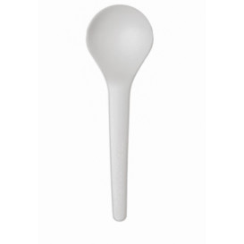 Cuillère à Soupe Compostable CPLA Blanc 15,0 cm (50 Utés)