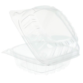 Boîte Couvercle Charnière OPS "Clear Seal" Pour Sandwich120ml (125 Utés)