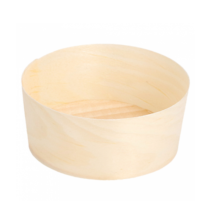 Houten Proeving beker 5x2,2cm (100 stuks) 