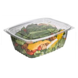 Emballage Compostable PLA avec Couvercle 1890ml (200 Utés)