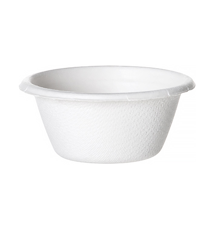 Pot Canne à Sucre Bagasse Blanc 60ml (2500 Utés)