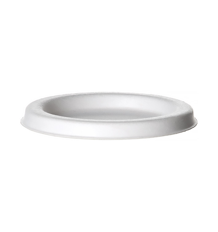 Couvercle Pot Canne à Sucre Bagasse Blanc 60ml (2500 Utés)