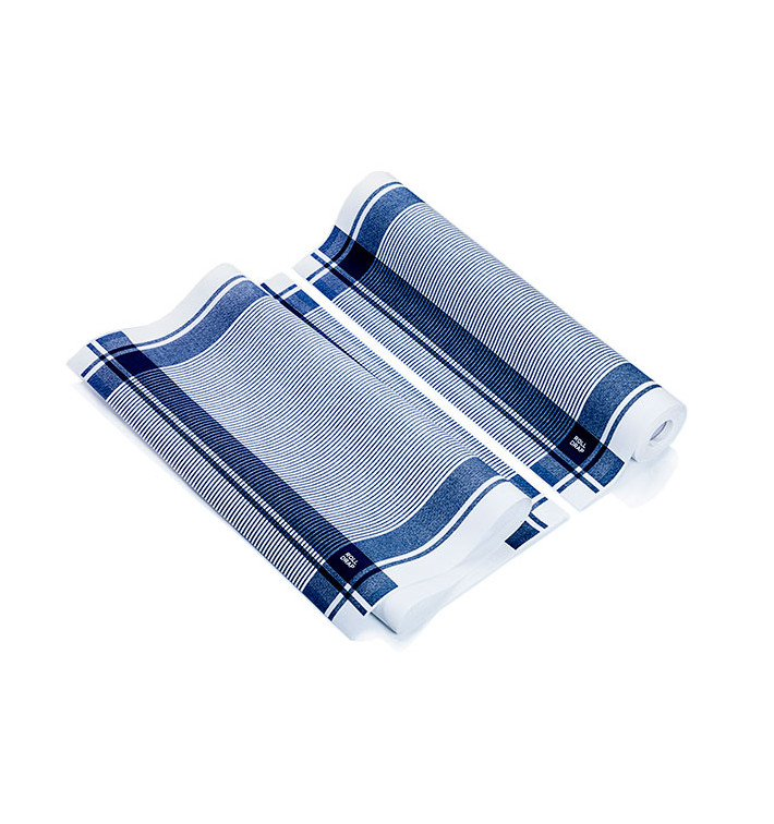 Vaatdoek rol "Roll Drap" Vintage blauw 40x64cm P40cm (200 stuks)