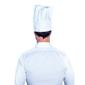 Toque Cuisinier Chef Coton Blanc (1 Unité)