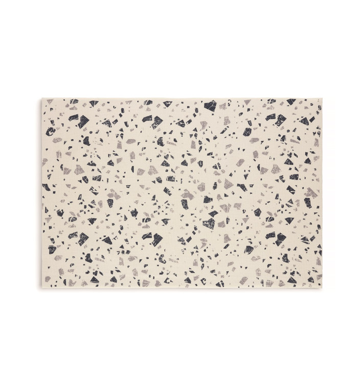 Katoenen placemat "Daen Drap" Terrazzo 32x45cm (12 stuks) 