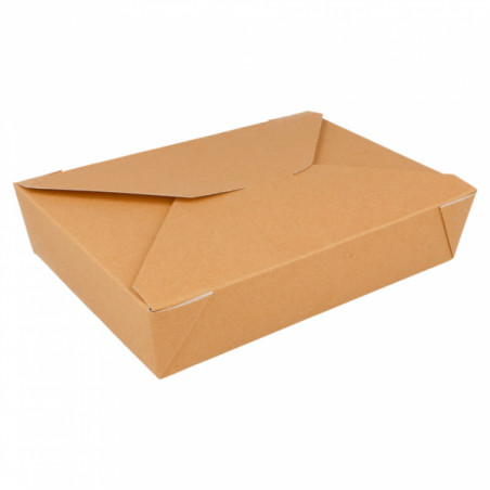 Boîte Carton Américaine Naturel 19,7x14x4,6cm 1470ml (50 Utés)