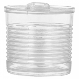 Boîte de Conserve Transparente PS 110ml Ø6x5,7cm (200 Utés)