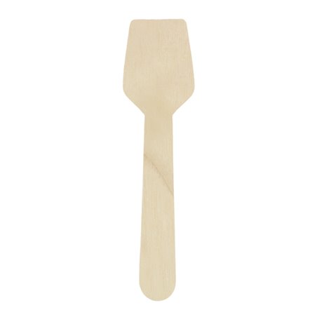 Petite Cuillère en Bois pour Glace 9,5cm (100 Utés)