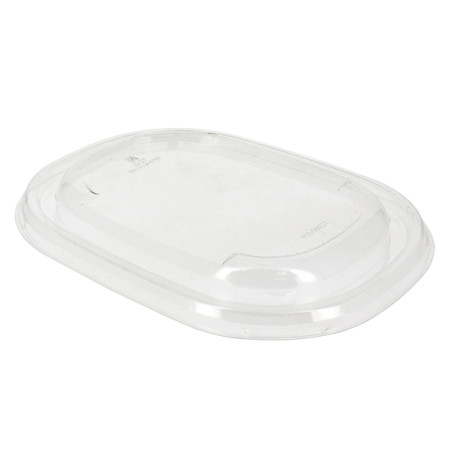 Couvercle en Plastique PET pour Barquette 19x15cm (300 Utés)