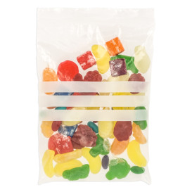 Plastic zak met rits Automatische sluiting Schrijfblokje 10x15cm G-160 (100 stuks) 