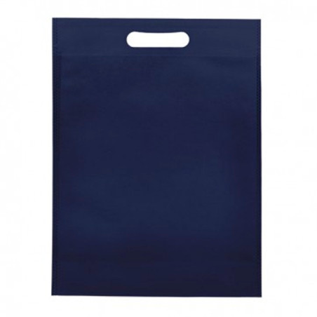 Niet geweven tas met gestanste handgrepen Hemelsblauw 30+10x40cm (25 stuks)