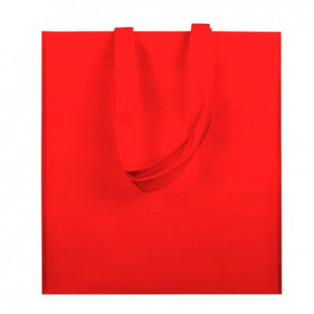 Niet geweven tas met korte hengsels rood 38x42cm (200 stuks)