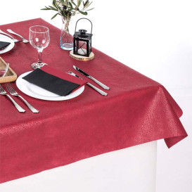 Nappe en Non-Tissé PLUS Bourgogne 120x120cm (150 Utés)