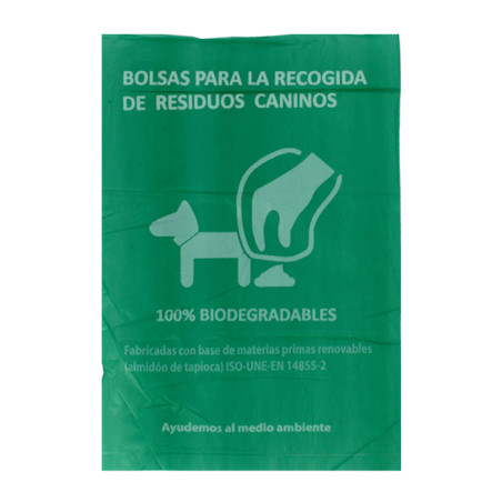 Plastic zak voor uitwerpselen van honden 100% bio 18x26cm (5.000 Stuks)