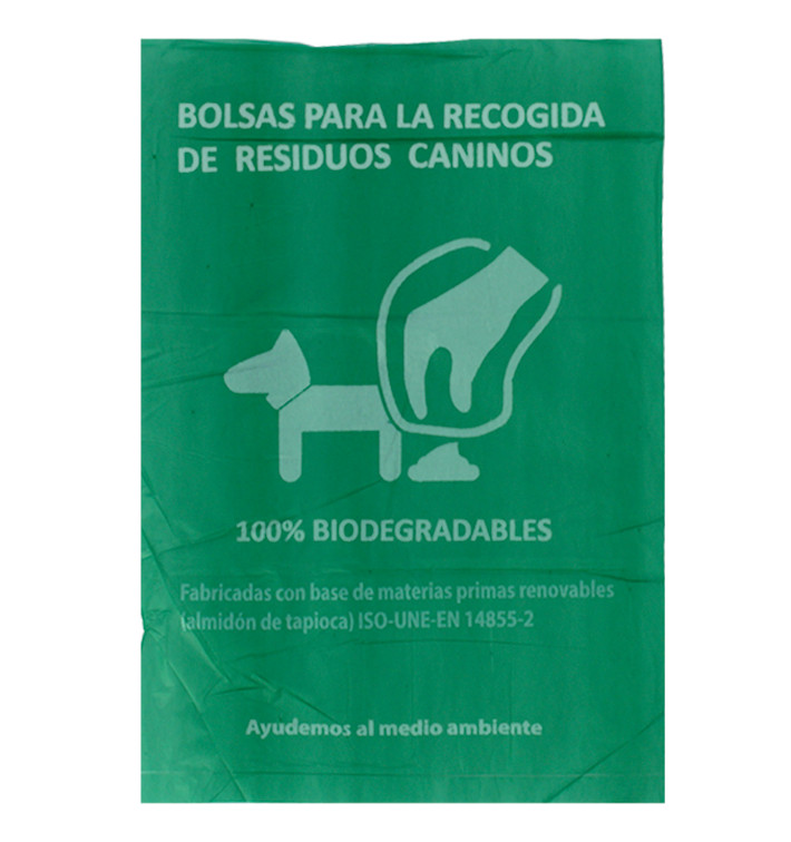 Plastic zak voor uitwerpselen van honden 100% bio 20x33cm (100 stuks)