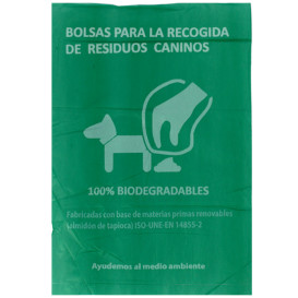 Rouleau de sac excrément chien 100% bio 20x33cm (3000 unités)