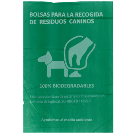 Plastic zak voor uitwerpselen van honden 100% bio 18x26cm (3000 stuks)
