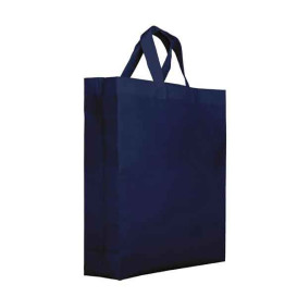 Niet geweven PREMIUM tas met korte hengsels hemelsblauw 25+10x30cm (25 stuks)