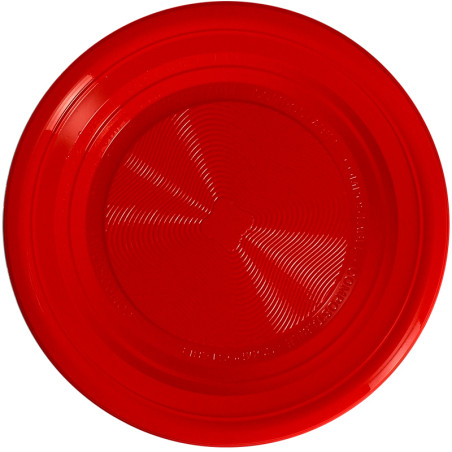 Bord PLA Diep rood Ø22 cm (25 stuks) 