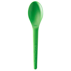 Cornstarch Teaspoon Green CPLA 12cm (2000 Units)