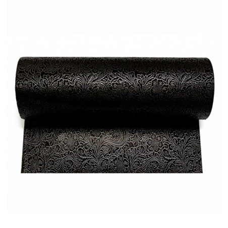 Niet geweven PLUS Tafelkleed rol zwart 1,2x45m P40cm (6 stuks) 