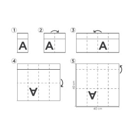 Zakvouw papieren servet Italia 40x40cm (30 stuks) 