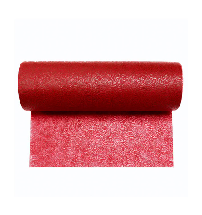 Nappe Rouleau en Non-Tissé PLUS Rouge 1,2x45m P40cm (6 Utés)