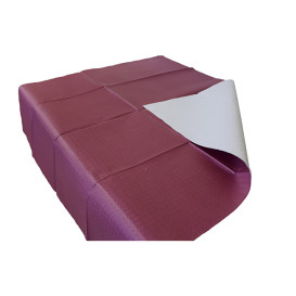 Nappe en papier 120x120 Bordeaux 40g (300 Unités)