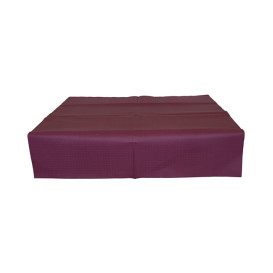 Nappe en papier 120x120 Bordeaux 40g (300 Unités)