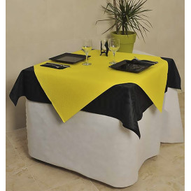 Nappe en papier 1,2x1,2 Mètre Jaune 40g (300 Unités)