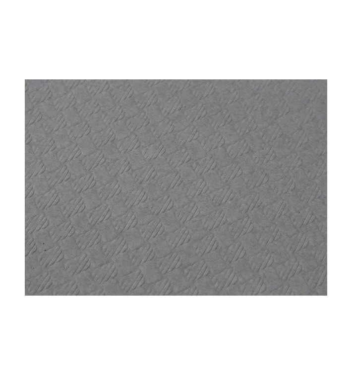 Nappe en papier 1,2x1,2 Mètre Gris 40g (300 Unités)