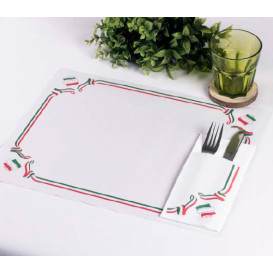 Papieren Placemats 30x40cm "Italia" 40g (1000 stuks)