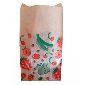 Sac Fruit Kraft 18+10x28cm (100 Utés)