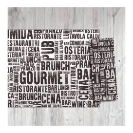 Papieren Placemats 30x40cm "Gourmet" 40g (1000 stuks)