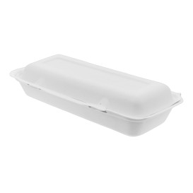 Suikerriet Gescharnierd Panini Container 29x27,3x3,75cm (200 stuks) 