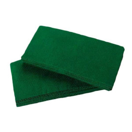 Serviette Papier Molletonnée 1/8 40X40 Vert (50 Unités)