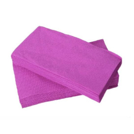 Serviette Papier Molletonnée 1/8 40x40 Lilas (50 Unités)