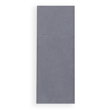 Serviette Kangourou en Papier 32x40cm Gris (30 Utés)