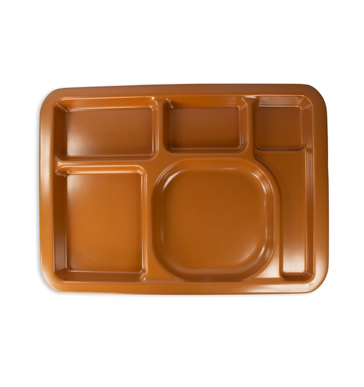 Barquette Plastique PS Dur Chocolat 5C 470x350mm (25 Utés) 