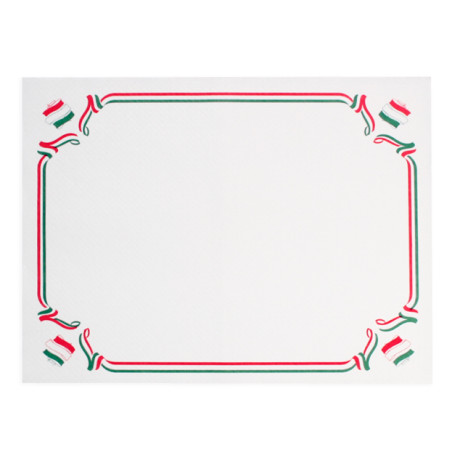 Placemat van Papier Wit "Italy" 30x40cm 40g/m² (500 Stuks)