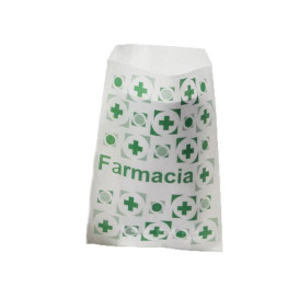 Sac Papier Blanc Pharmacie 14+7x28cm (250 Utés)